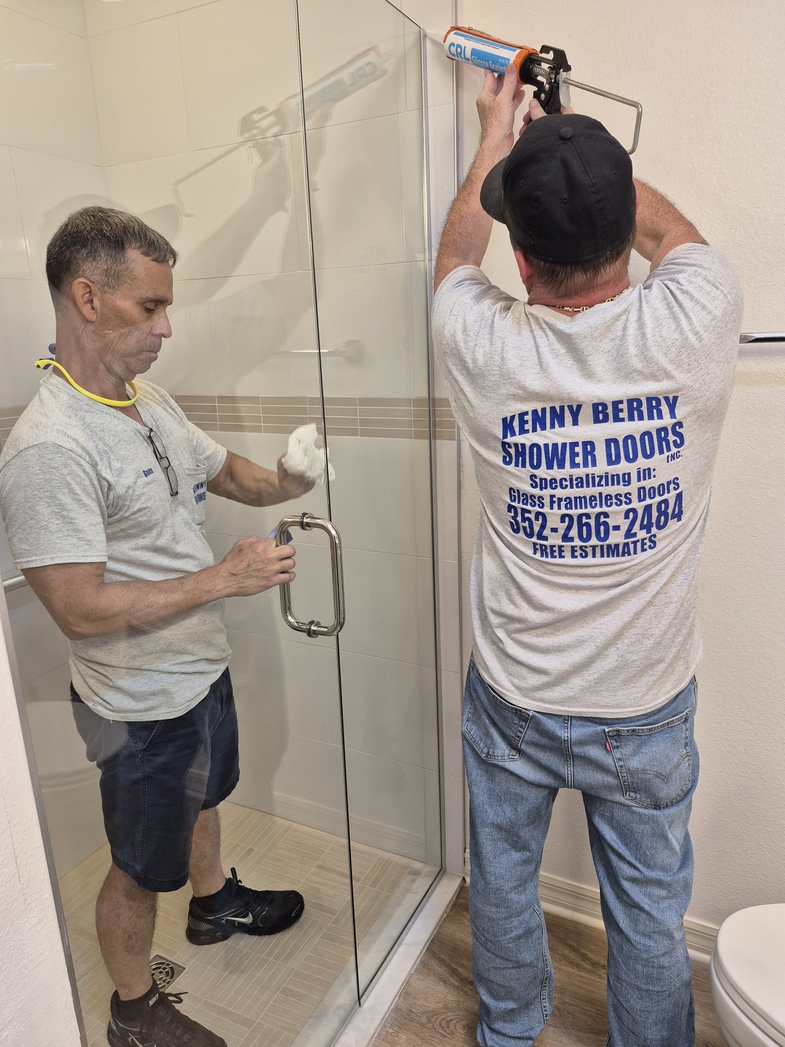 Shower Door Installation