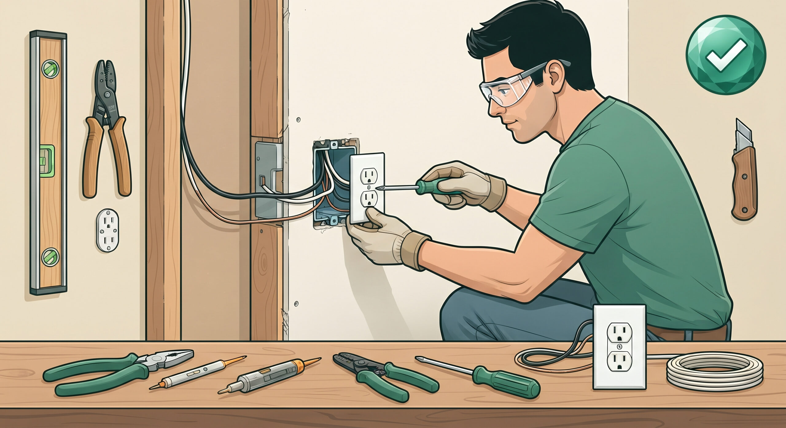 installare presa elettrica