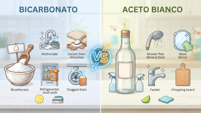 pulizie con bicarbonato