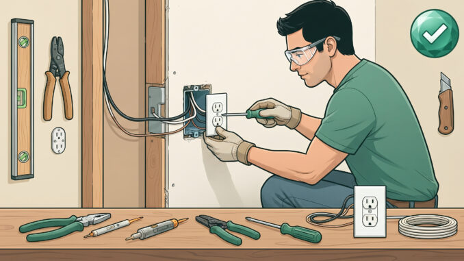 installare presa elettrica