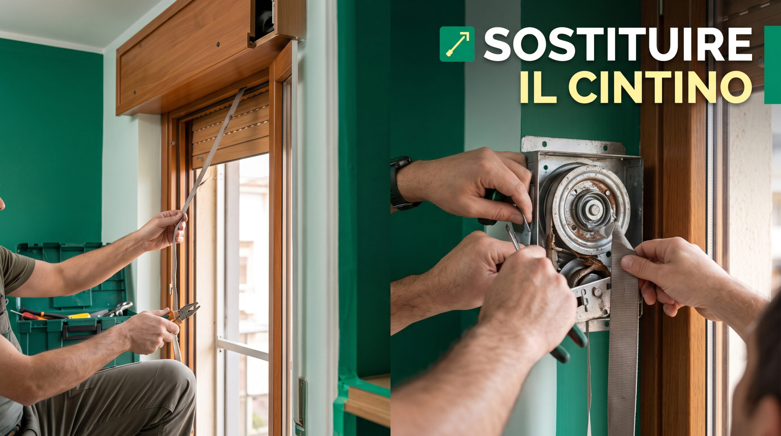 sostituire cintino tapparella
