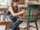riverniciare sedia legno