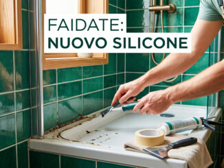 sostituire silicone doccia
