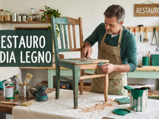 riverniciare sedia legno