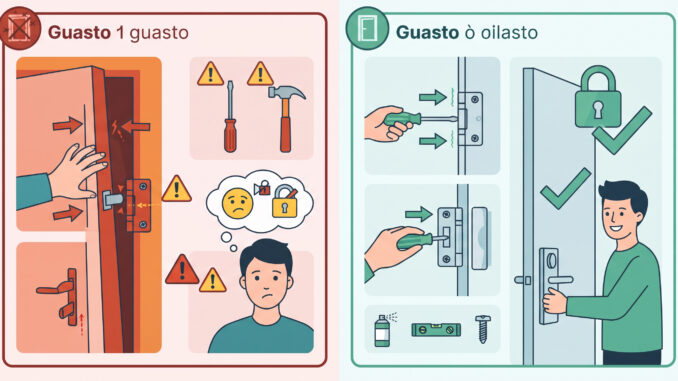 porta non si chiude