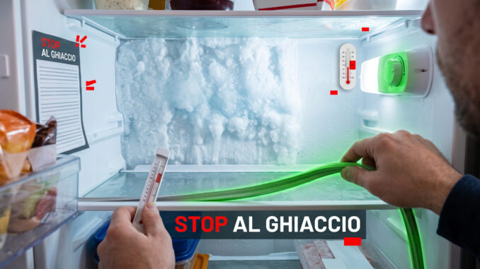 ghiaccio nel frigorifero