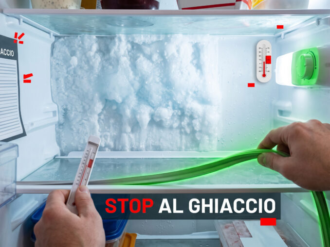 ghiaccio nel frigorifero