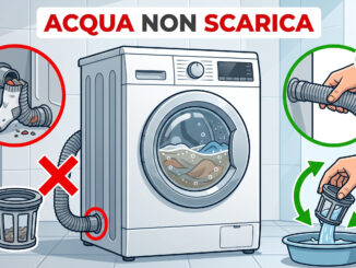 lavatrice non scarica