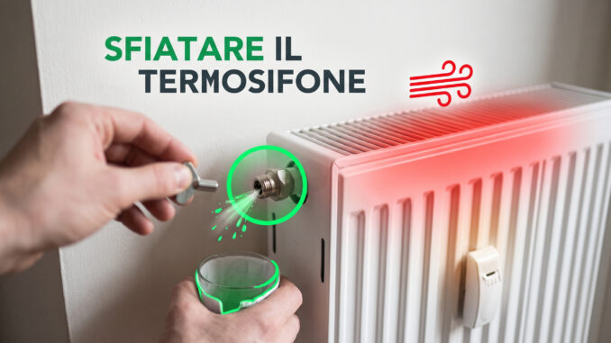 sfiatare termosifone freddo