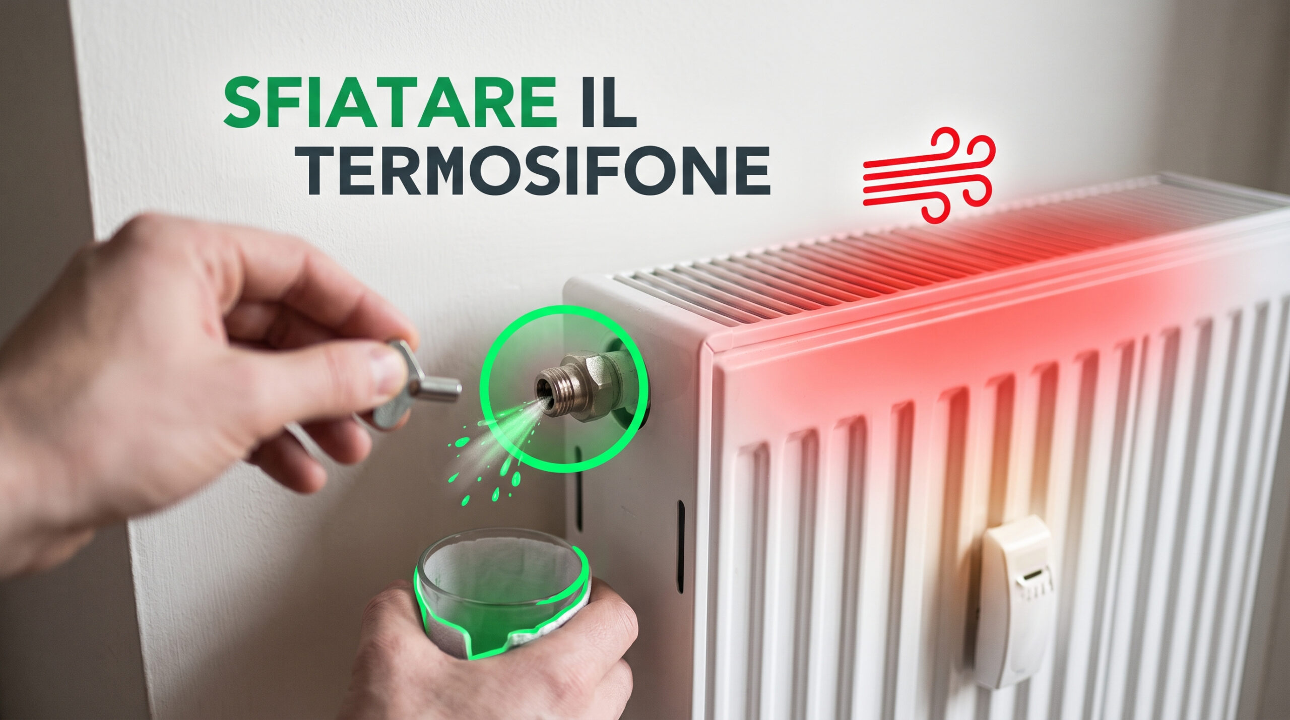 sfiatare termosifone freddo