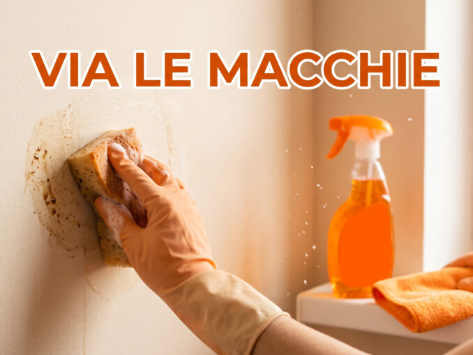 togliere macchie d'unto